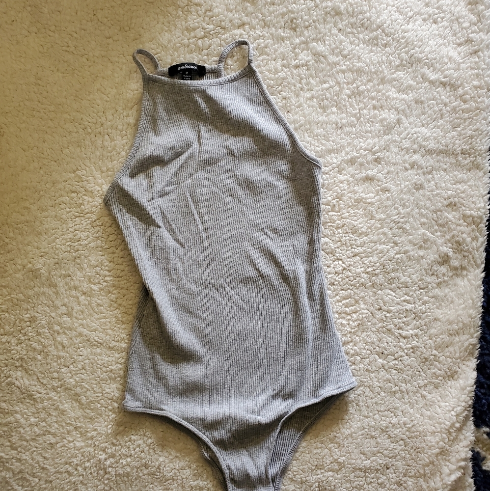 high neck racerback body suit